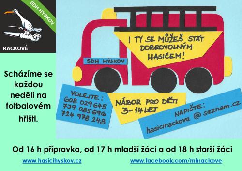 Nábor pro děti 3-14 let 