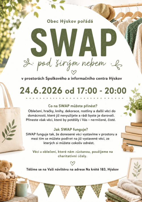 SWAP 24.6.2026  17:00- 20:00 